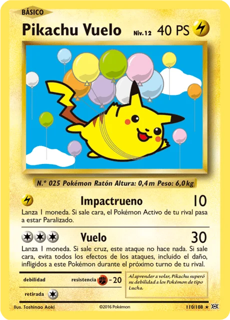 Flying Pikachu 「EVO 110」「ES」