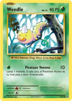 Weedle #5/108 · Pokémon