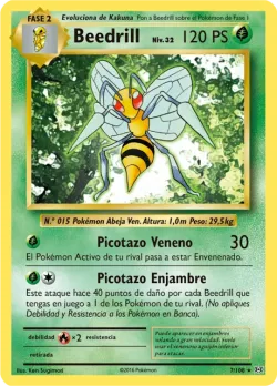 Beedrill #7/108 · Pokémon
