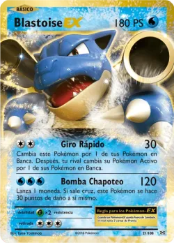 Blastoise-EX #21/108 · Pokémon