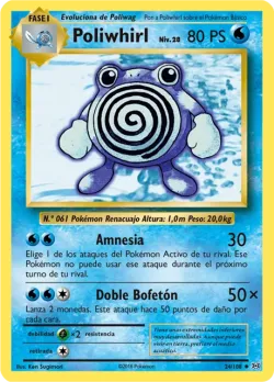 Poliwhirl #24/108 · Pokémon