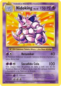 Nidoking #45/108 · Pokémon
