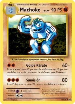 Machoke #58/108 · Pokémon