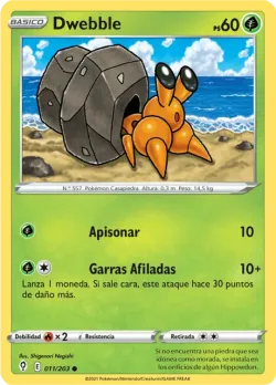 Dwebble #011/203 · Pokémon