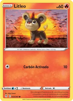 Litleo #022/203 · Pokémon