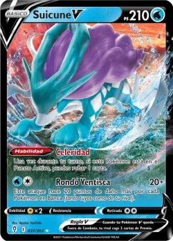 Suicune V #031/203 · Pokémon