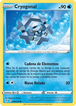 Cryogonal #043/203 · Pokémon
