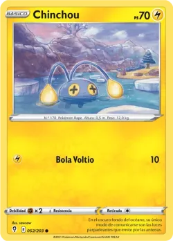 Chinchou #052/203 · Pokémon