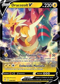 Dracozolt V #058/203 · Pokémon