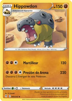 Hippowdon #085/203 · Pokémon