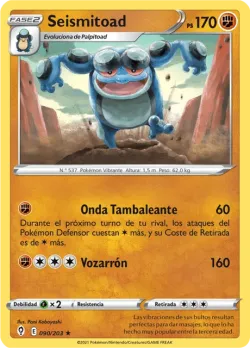 Seismitoad #090/203 · Pokémon