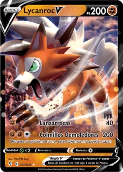 Lycanroc V #091/203 · Pokémon