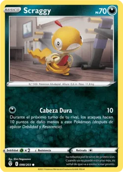Scraggy #098/203 · Pokémon