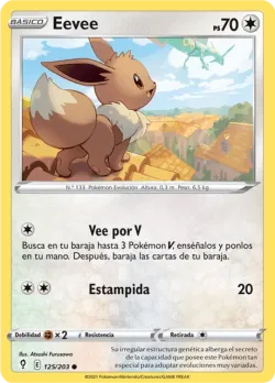 Eevee #125/203 · Pokémon