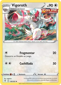 Vigoroth #130/203 · Pokémon