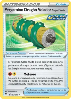 Rapid Strike Scroll of the Flying Dragon #153/203 · Pokémon
