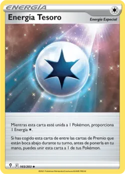 Treasure Energy #165/203 · Pokémon