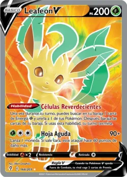 Leafeon V #166/203 · Pokémon