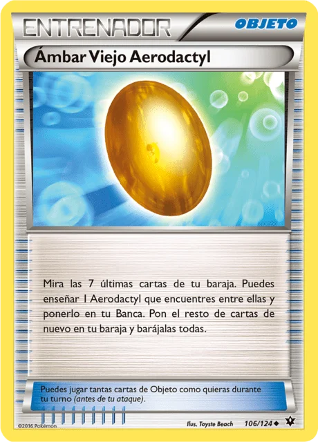 Old Amber Aerodactyl 「FCO 106」「ES」