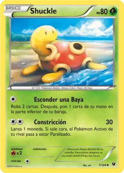 Shuckle #1/124 · Pokémon