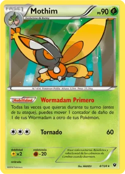 Mothim #4/124 · Pokémon