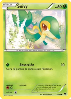 Snivy #5/124 · Pokémon