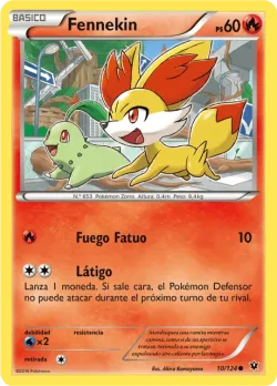 Fennekin #10/124 · Pokémon