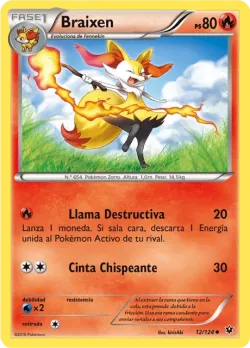 Braixen #12/124 · Pokémon