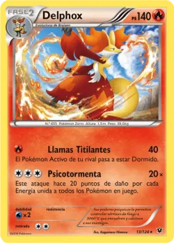 Delphox #13/124 · Pokémon