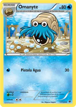 Omanyte #17/124 · Pokémon