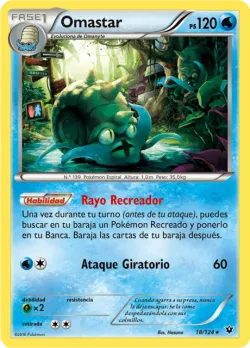 Omastar #18/124 · Pokémon