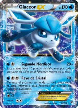 Glaceon-EX #20/124 · Pokémon