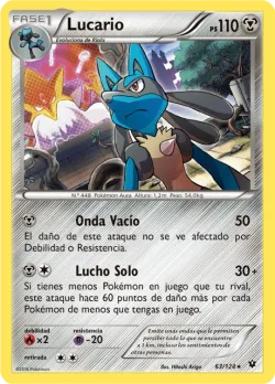 Lucario #63/124 · Pokémon