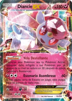 Diancie-EX #72/124 · Pokémon
