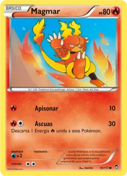 Magmar #10/111 · Pokémon