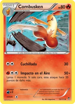 Combusken #13/111 · Pokémon