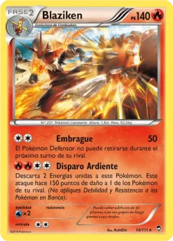 Blaziken #14/111 · Pokémon