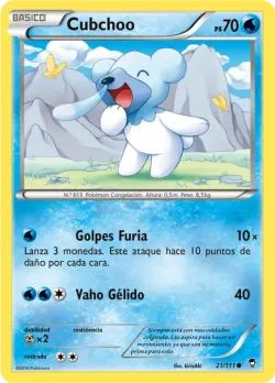 Cubchoo #21/111 · Pokémon