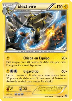 Electivire #30/111 · Pokémon