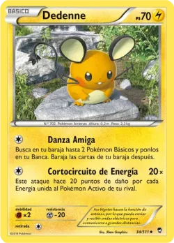 Dedenne #34/111 · Pokémon
