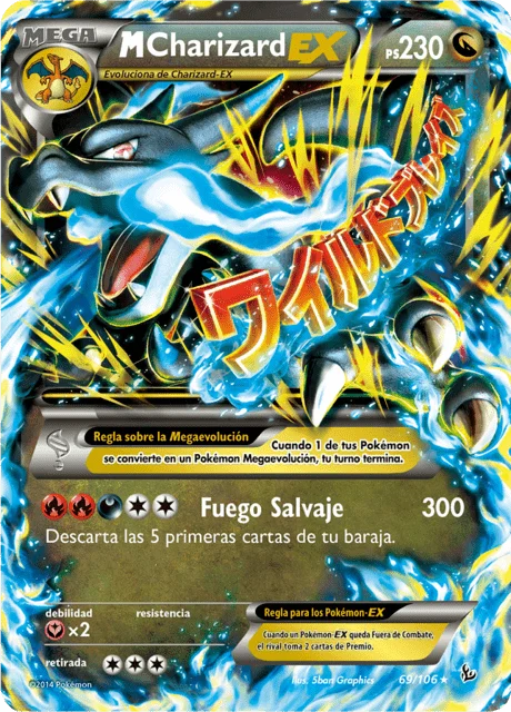 M Charizard-EX 「FLF 069」「ES」