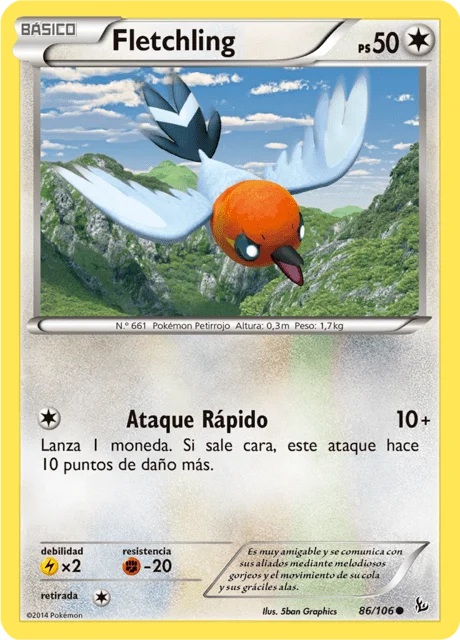 Fletchling 「FLF 086」「ES」
