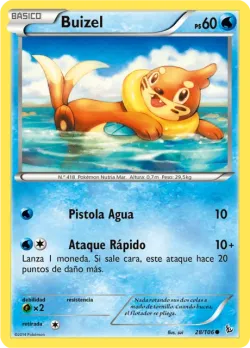 Buizel #28/106 · Pokémon