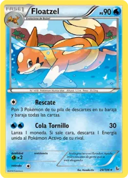Floatzel #29/106 · Pokémon