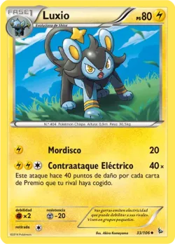 Luxio #33/106 · Pokémon