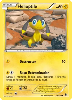 Helioptile #36/106 · Pokémon