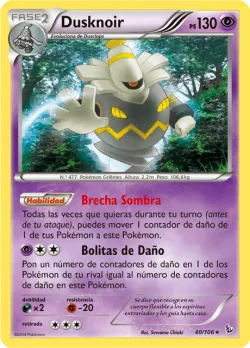 Dusknoir #40/106 · Pokémon