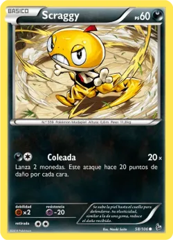 Scraggy #58/106 · Pokémon
