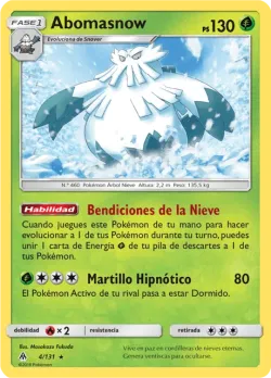 Abomasnow #4/131 · Pokémon