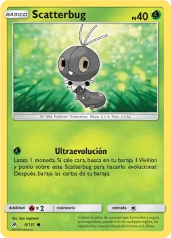 Scatterbug #6/131 · Pokémon